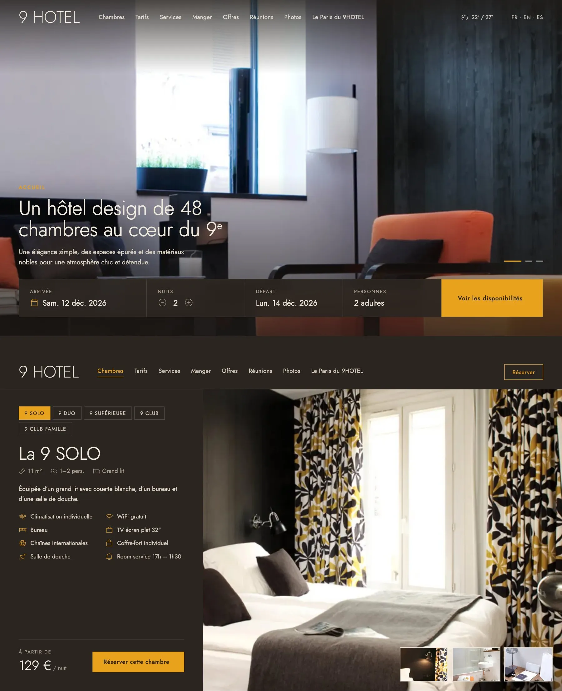 9HOTEL · 9HOTEL website
