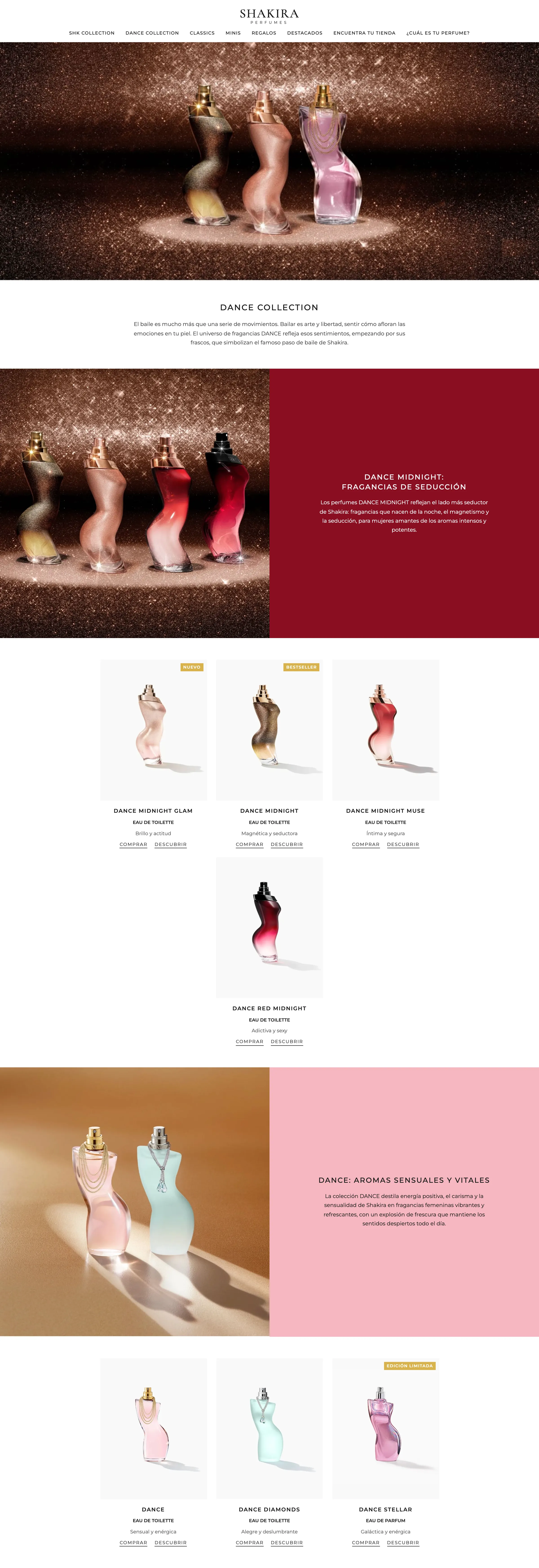Página de colección · Dance